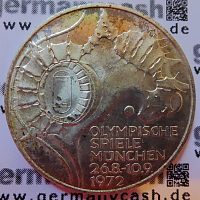 Bildseite - 10 DM - Olympische Sommerspiele 1972 - Olympiastadion- Jaeger-Nr. 404