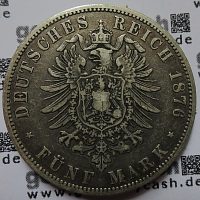 5 Mark - Wilhelm I. - Deutscher Kaiser - König von Preußen - Jaeger Nr. 97