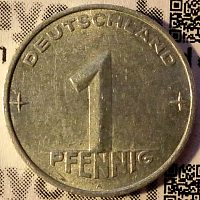 1 Pfennig - 2. Münzserie der DDR - Jaeger-Nr. 1505