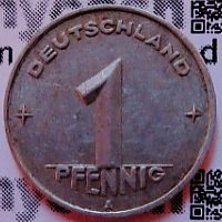 1 Pfennig - 1. Münzserie der DDR - Jaeger-Nr. 1501