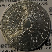 10 Deutsche Mark - 40 Jahre Bundesrepublik Deutschland - Jaeger-Nr. 446
