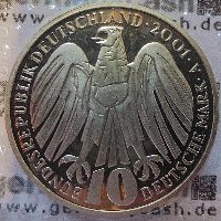 10 Deutsche Mark - 50 Jahre Bundesverfassungsgericht - Jaeger Nr. 480
