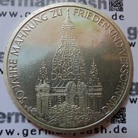 10 Deutsche Mark - Wiederaufbau der Frauenkirche in Dresden - Jaeger Nr. 460