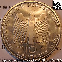 10 Deutsche Mark - 1000 Jahre Potsdam - Jaeger Nr. 455