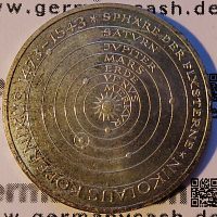 Bildseite - 5 DM - 500. Geburtstag von Nikolaus Kopernikus - Jaeger-Nr. 411