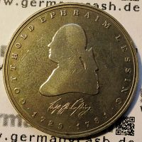 5 Deutsche Mark - 200. Todestag von Gotthold Ephraim Lessing - Jaeger Nr. 429