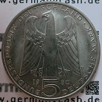 5 Deutsche Mark - Walther von der Vogelweide - Jaeger-Nr. 427