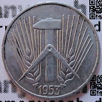 5 Pfennig - 2. Münzserie der DDR - Jaeger-Nr. 1506