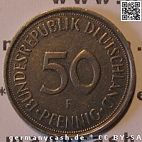 Wertseite - 50 Pfennig - Jaeger-Nr. 384a
